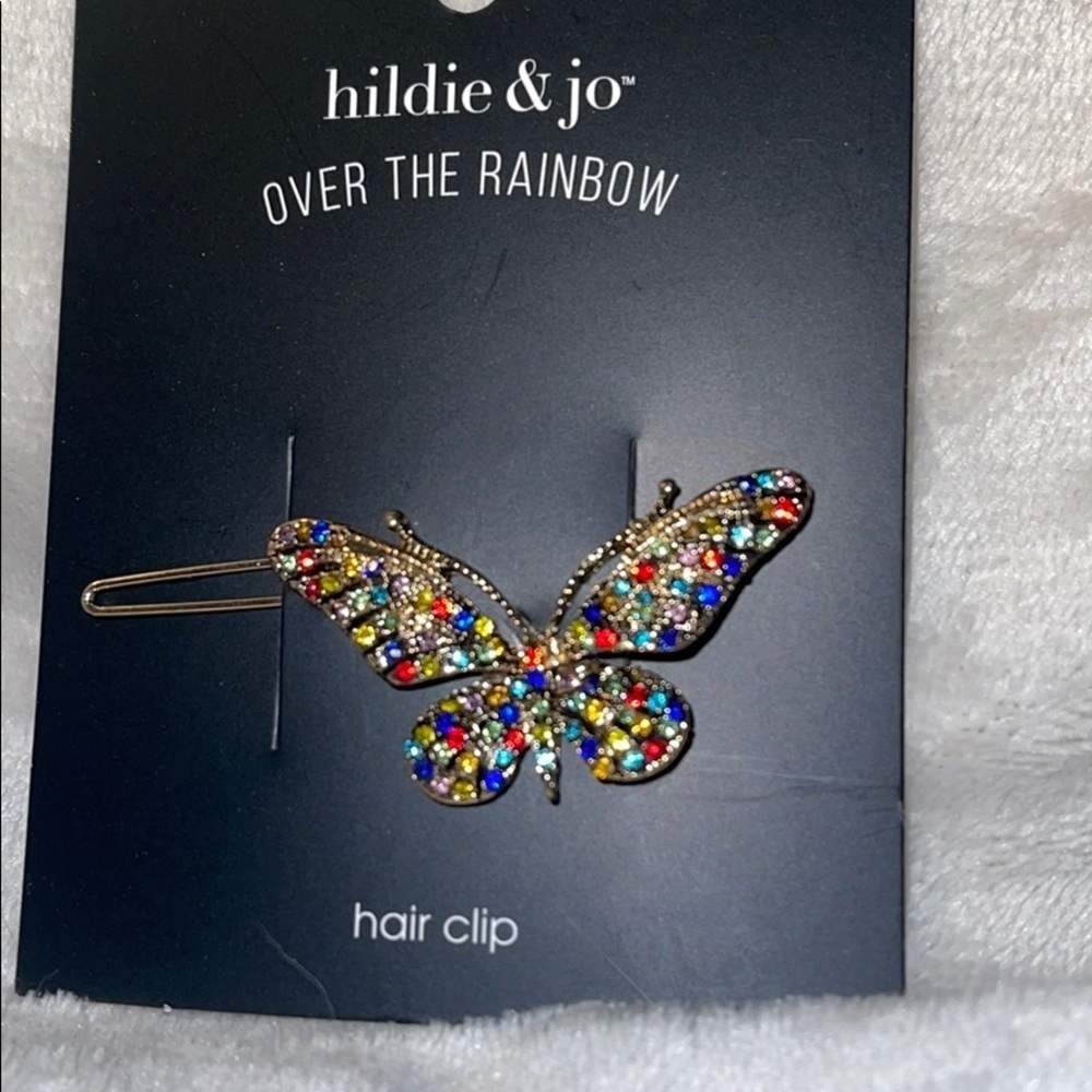 Hildie & Jo “Over the Rainbow” Butterfly Clip